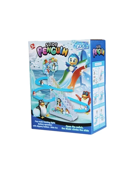 Ctoys Pilli Çılgın Merdivenli Penguenler 2021-4 ürün görseli 1
