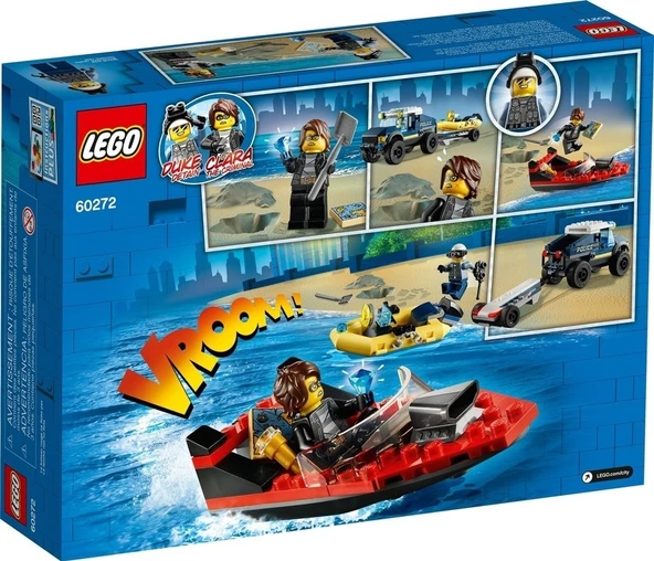 LEGO City 60272 Elite Police Boat Transport - 4