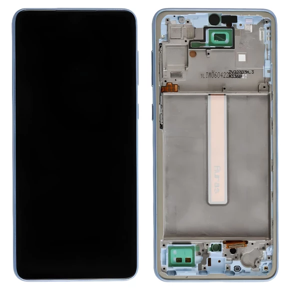 Tkgz - Samsung Galaxy A33 5G SM-A336 Lcd Ekran Dokunmatik - A - Kalite ÇITALI MAVİ ürün görseli 1