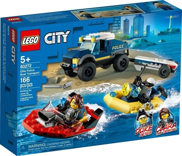 LEGO City 60272 Elite Police Boat Transport - 2