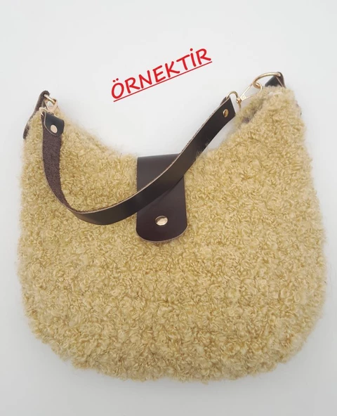 Çanta Aksesuar Buklet Boucle İp Hardal Renk No:011 - 3