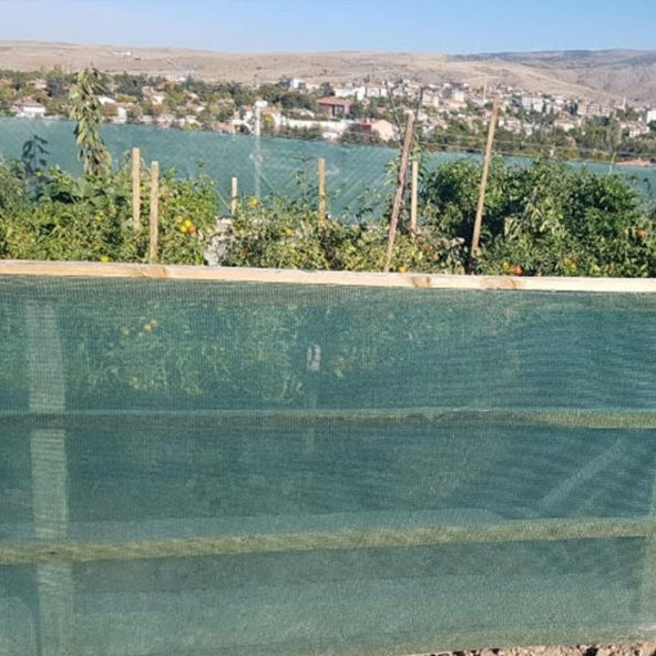 75 GÖLGELİK 1,5x100 metre GÖLGE KORUMA TÜLÜ BAHÇE ÇİTİ GÖLGELEME BRANDA TENTE - 3