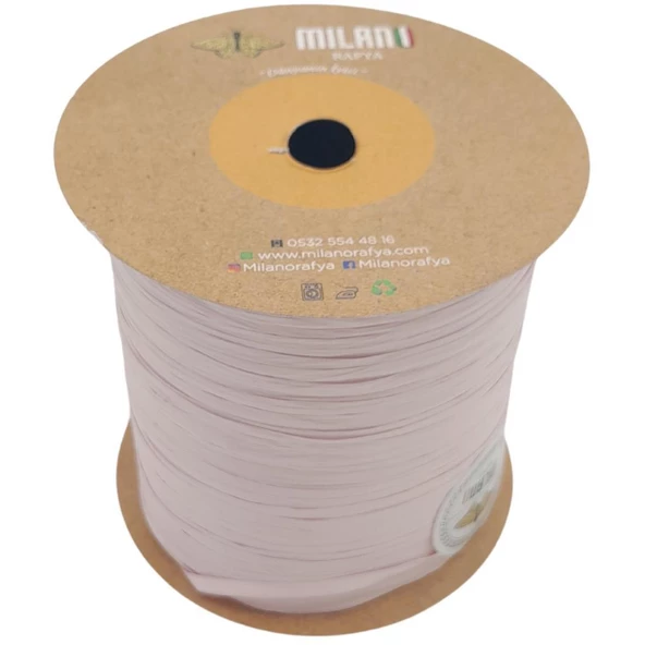 Çanta Aksesuar Milano Rafya Toz Pembe Renk 100 gr