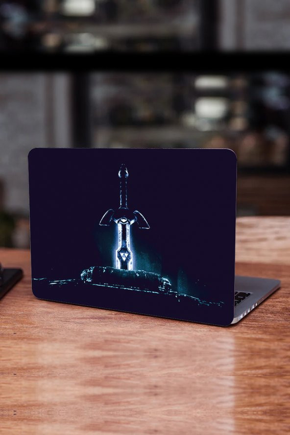 Laptop Notebook Bilgisayar Arkası Sticker Excalibur