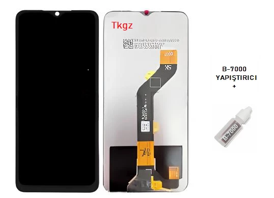 Tkgz - Tecno Spark 8C Lcd Ekran Dokunmatik -A- Kalite + B-7000 ürün görseli 1