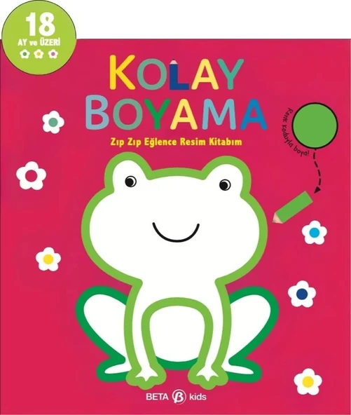Kolay Boyama Zıp Zıp Eğlence Resim Kitabım - 4
