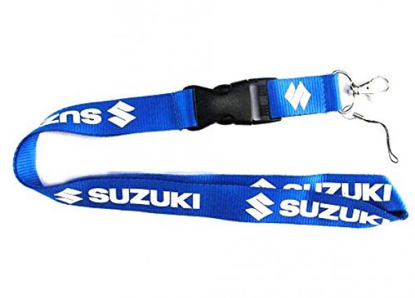 Suzuki Anahtarlık Boyun Askı İpi Mavi - 1