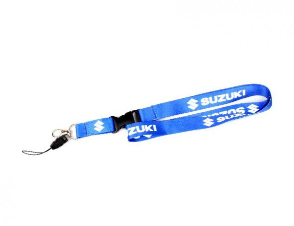 Suzuki Anahtarlık Boyun Askı İpi Mavi - 3