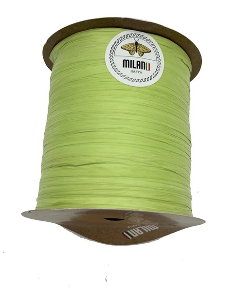 Çanta Aksesuar Milano Rafya Neon Yeşil Renk 100 gr (NO:27)
