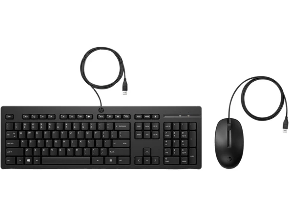 HP Kablolu Mouse ve Klavye Siyah