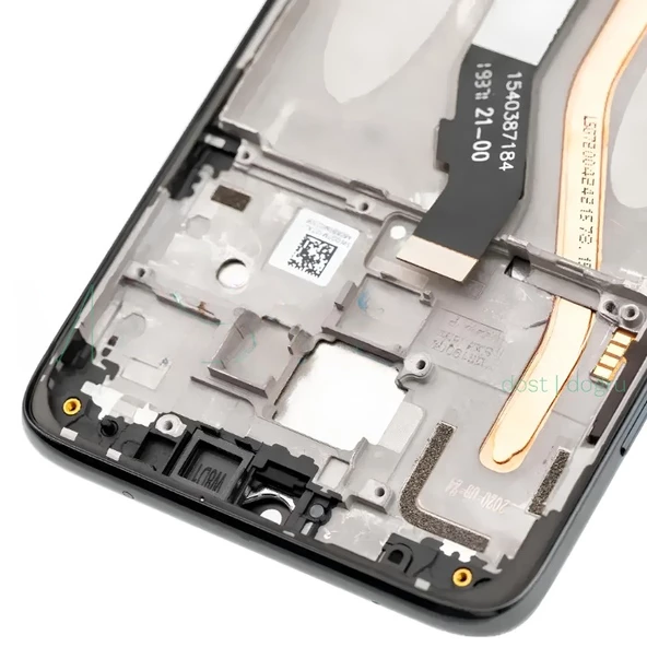 Tkgz - Xiaomi Redmi NOTE 8 PRO Lcd Ekran Dokunmatik -A- Kalite ÇITALI SİYAH + TAMİR SETİ - 2