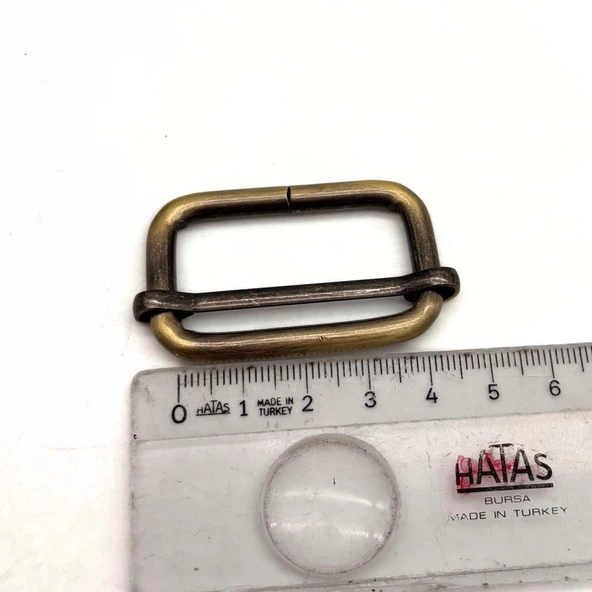 Çanta Aksesuar Antik Renk 4  Cm Çanta Tokası, Ayarlama Aparatı
