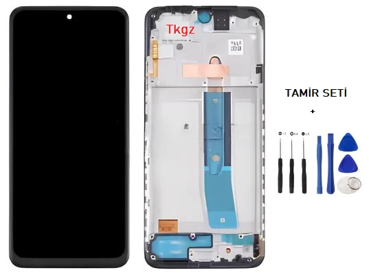 Tkgz - Xiaomi POCO M4 PRO Lcd Ekran Dokunmatik -A- Kalite ÇITALI + TAMİR SETİ