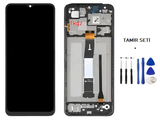 Tkgz - Xiaomi Redmi 12C  Lcd Ekran Dokunmatik -A- Kalite ÇITALI + TAMİR SETİ