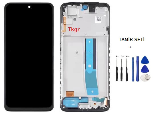 Tkgz - Xiaomi Redmi NOTE 11S Lcd Ekran Dokunmatik - A TFT- ÇITALI + TAMİR SETİ