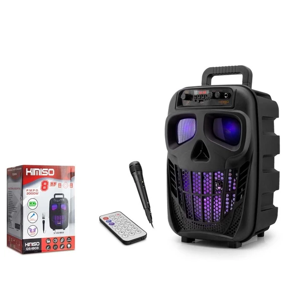 Kimiso Bluetooth Speaker 8" 180 x 96 x 138 MM Hoparlör