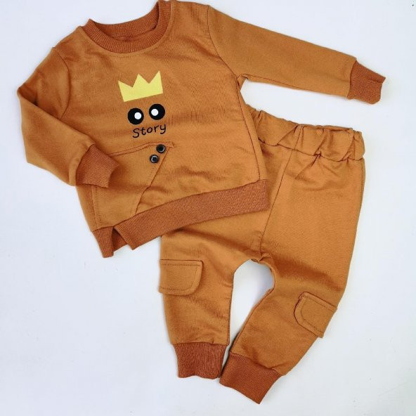 Hardal Sweat Cepli  Bebek Eşorfman Takım