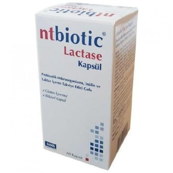 Ntbiotic Lactase 60 Kapsül