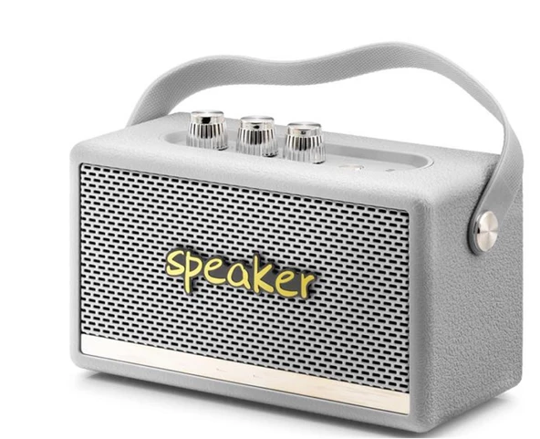 Hadron Beyaz Bluetooth Nostalji Speaker168 x 103 x 72 MM Hoparlör