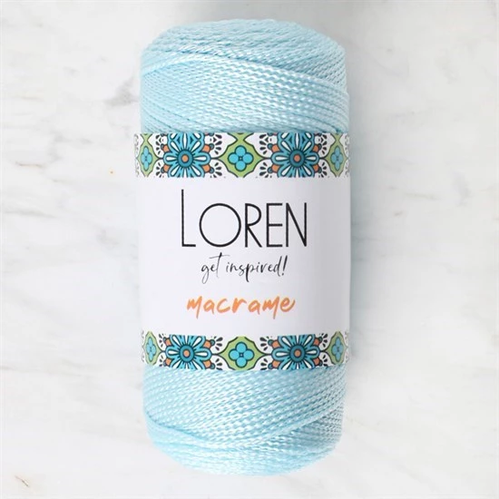 Loren Macrame Bebe Mavi El Örgü İpi - RM 0221 - 34354