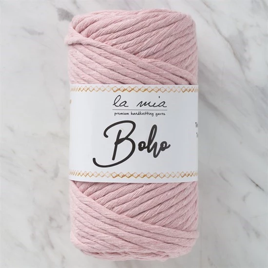 La Mia Boho Açık Pembe Büküm Makrome İpi - L185 - 33998