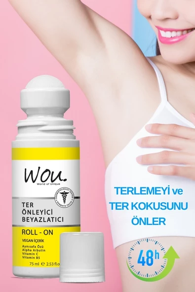 Wou Ter Önleyici Beyazlatıcı Roll - On 75 ml - 5