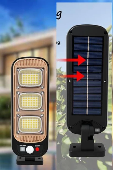 Sensörlü Güneş Enerjisi İle Şarj Olabilen Duvara Monte Solar Aydınlatma  GL-84069 - 6