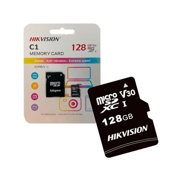 Hikvision HS-TF-C1-128G 128GB microSDXC Class 10 UHS-I 3D NAND MicroSD Hafıza Kartı - 2