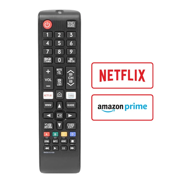 HEY KL SAMSUNG NETFLIX-PRIME VIDEO TUŞLU LCD LED TV KUMANDA (40031=19844)