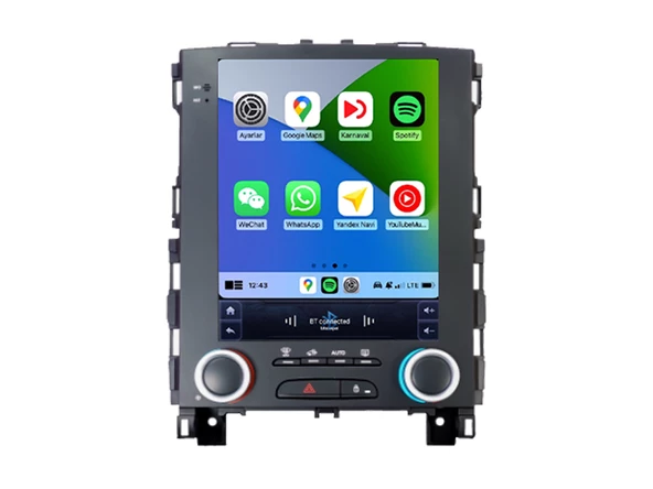 Renault Megane 4 Düz Tesla Multimedya (2012-2018) 4 GB RAM 64 GB Hafıza 8 Çekirdek Navigatör ürün görseli