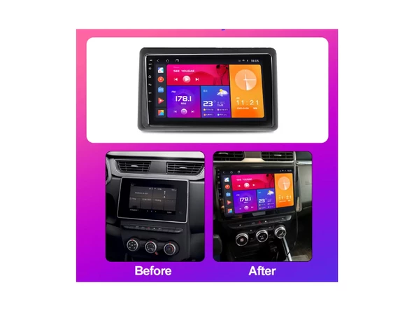 Renault Express Multimedya (2019-2025) 4 GB RAM 64 GB Hafıza 8 Çekirdek Navigatör - Resim 9