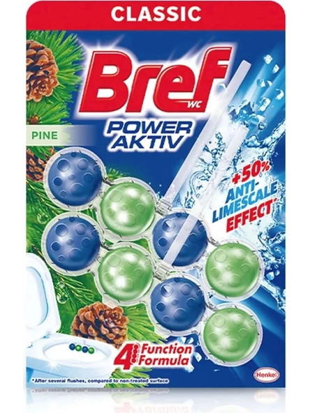 Bref Wc Power Aktiv Duopack Katı Tuvalet Bloğu Çam 1 Adet Paket