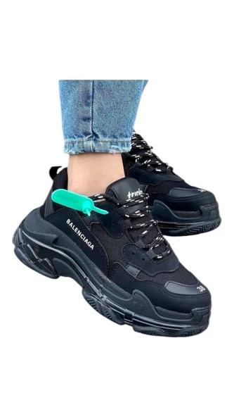 BALENCİAGA TRİPLE SCLEAR SOLE BLACK - 2