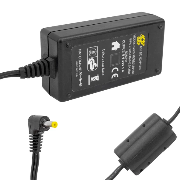 WEKO  9 VOLT - 5 AMPER YAZAR KASA/ POS MAKİNESİ MASAÜSTÜ ADAPTÖR 4.0*1.7 MM UÇLU - 2