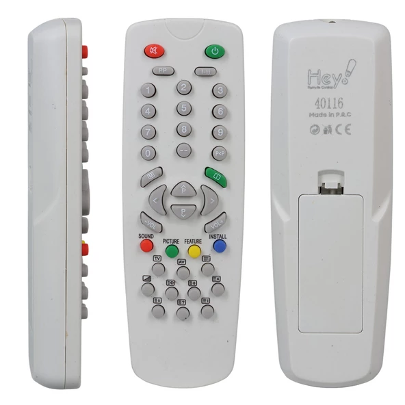 HEY KT VESTEL 1940 MİNİ KALIP TV KUMANDA (40116=8650)