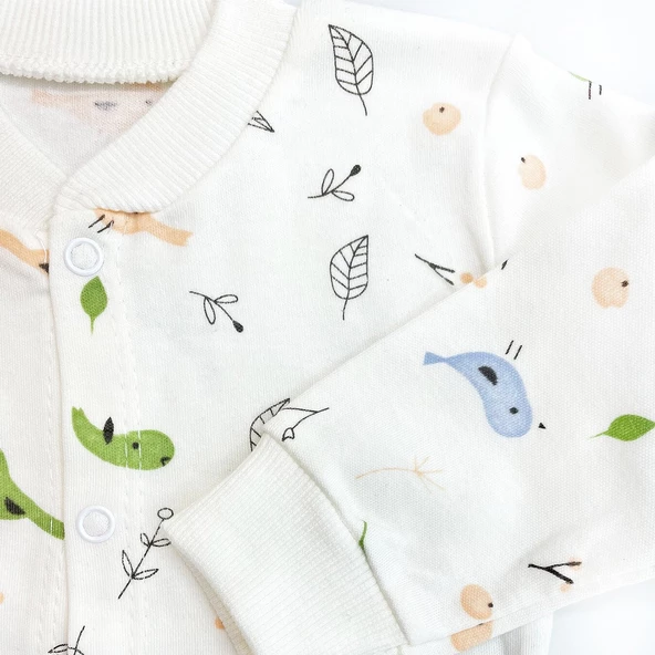 Sema Baby Happy Birds Bebek Pijama Takımı 6-9 Ay - 3