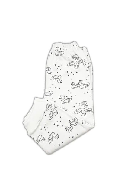 Sema Baby Sevimli Kuğu Bebek Pijama Takımı 6-9 Ay - Resim 2