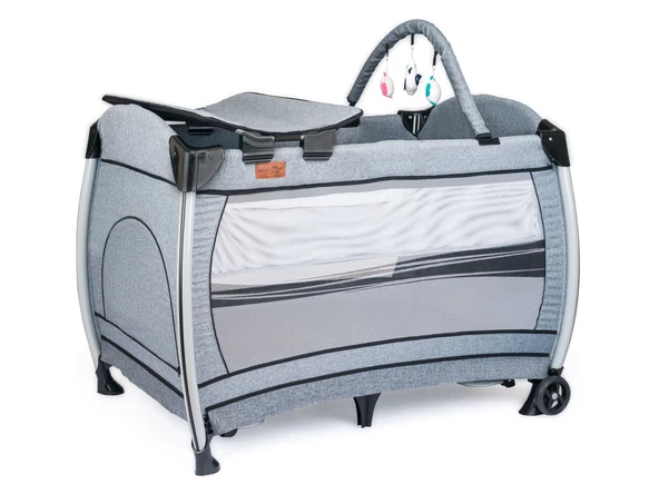 Comfymax Power Park Yatak Oyun Parkı 70x110 - Steel Grey