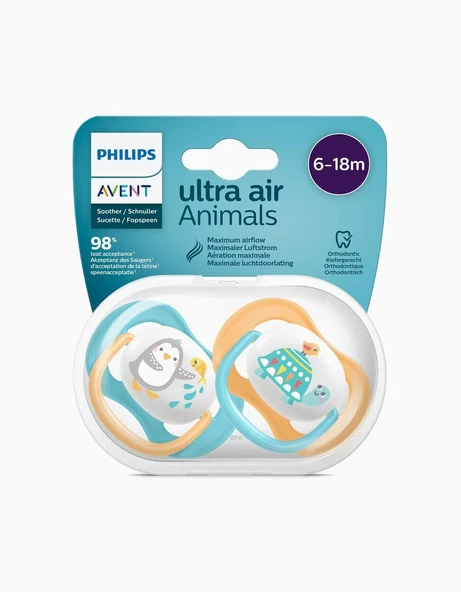 Philips Avent Ultra Air Animals 2li Emzik 6-18 Ay - Unisex