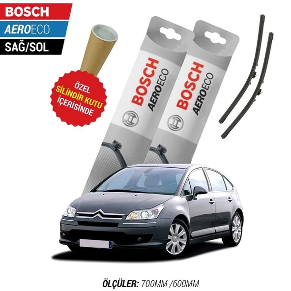 Citroen C4 2005  Silecek Takımı Bosch Aeroeco ürün görseli