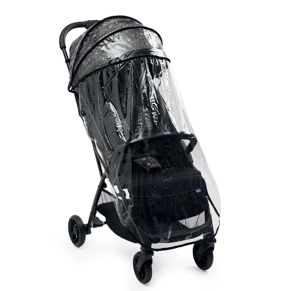 Chicco Glee Bebek Arabası - Uneven Siyah - Resim 4