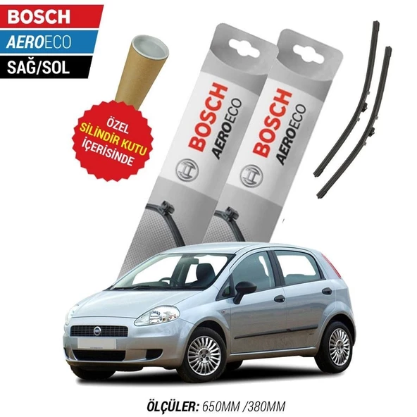 Fiat Grande Punto 2012  Silecek Takımı Bosch Aeroeco