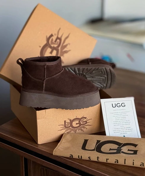 UGG YÜKSEK TABAN DERİ BOT