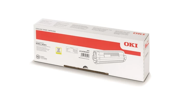 OKI 45862837 SARI TONER / MC853 / MC873/ MC883 7.300 SAYFA - 2