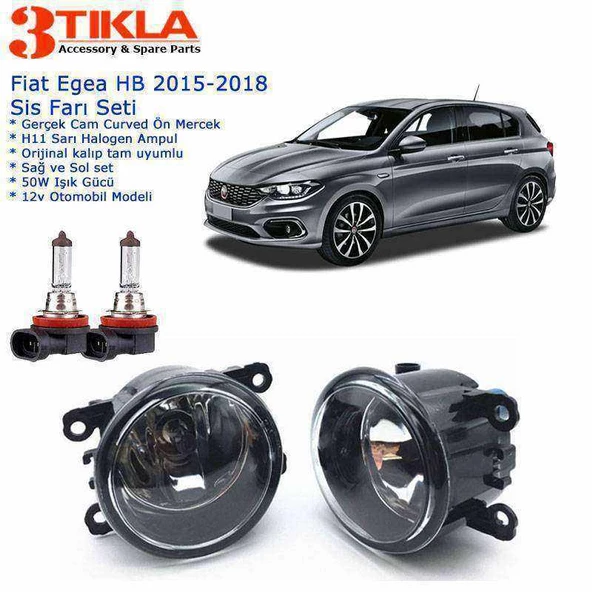 Fiat Egea HB 2021 Sis Farı Set  Oem:  8200074008