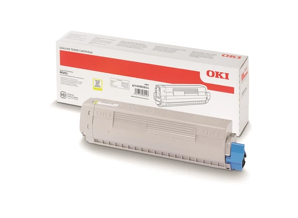 OKI 45862814 SARI TONER-Y MC873 MC883 10.000 SAYFA - Resim 4
