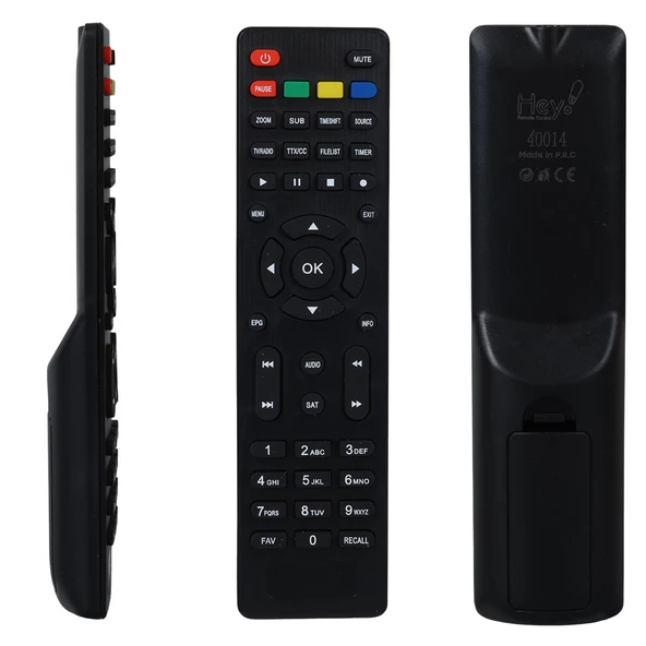 HEY KR MERSAT STAR/YUMATU HD/CITYBOX HD/MERSAT MARGINAL UYDU KUMANDASI PAUSE KIRMIZI (40014=3035)