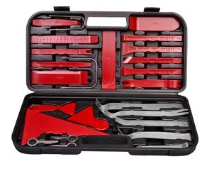 CARSTAR HM-3698 ARAÇ İÇİ SES SİSTEMİ SÖKME - LASTİK SÖKME -  KAPI DÜZELTME ÇIKARMA SETİ (33 FARKLI APARAT)