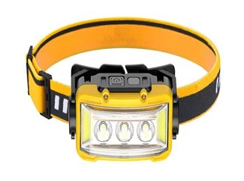 POWERMASTER S03 SARI 10 WATT SENSÖRLÜ 11 IŞIK MODLU KAFA LAMBASI 24 BEYAZ SMD - 6 KIRMIZI SMD - 1 POWER LEDLİ