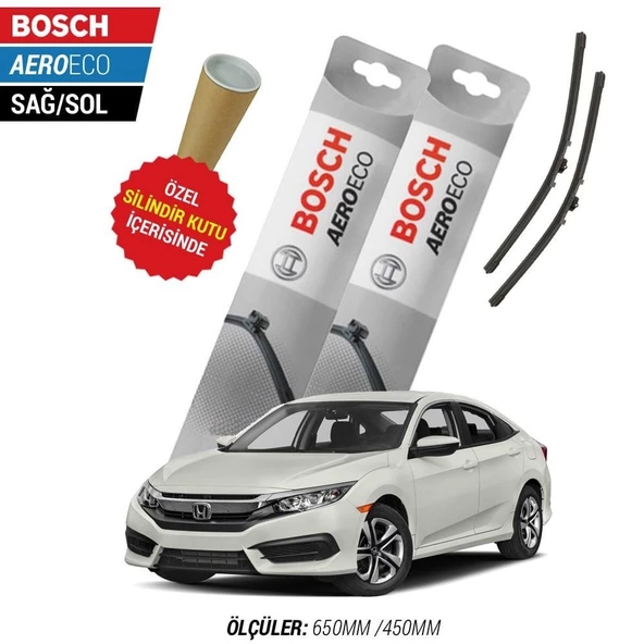 Honda Civic FC5 2018  Silecek Takımı Bosch Aeroeco - Resim 3